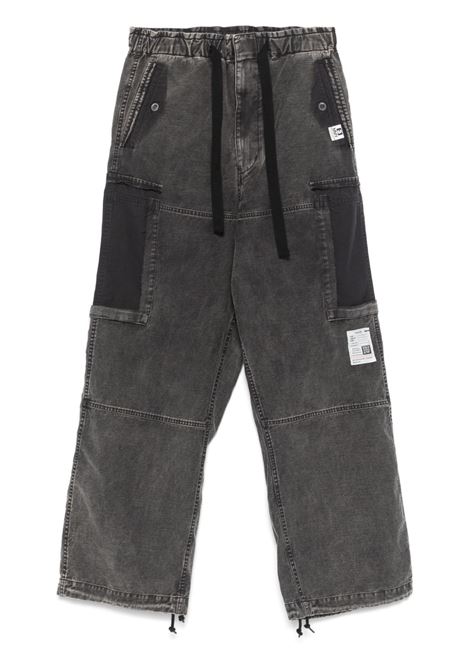 pantaloni cargo uomo neri MAISON MIHARA YASUHIRO | J14PT172BLACK